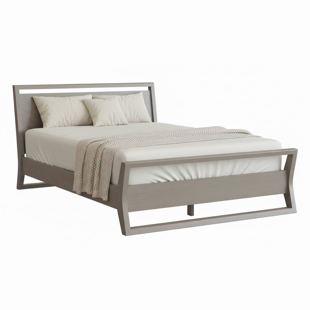 Mansfield Queen New Sleigh Bed 22" Footboard