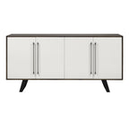 Laxa sideboard 18" x 60" x 36" 4 door 2 interior drawer