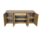 Hugo sideboard 19" x 60" x 32" 4 door 1 interior drawer