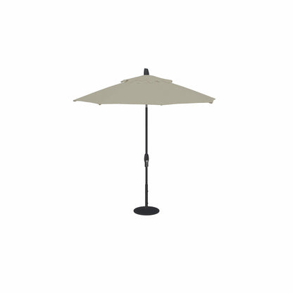 9' Auto Tilt Umbrella Black