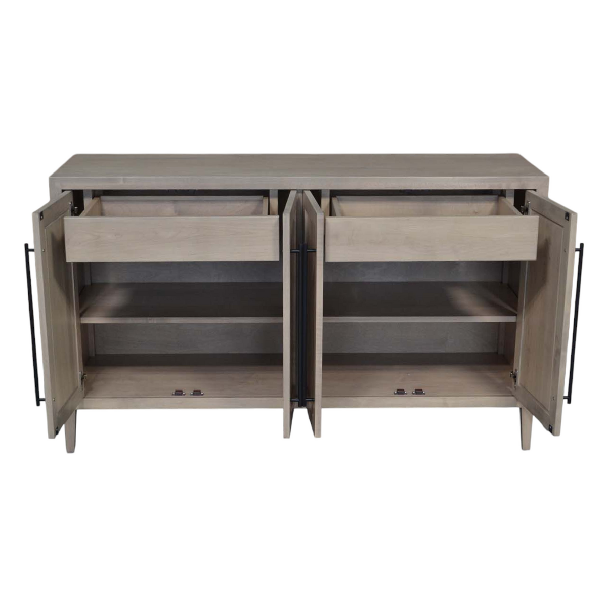 Astrid sideboard 18" x 60" x 36" 4 door 2 interior drawers