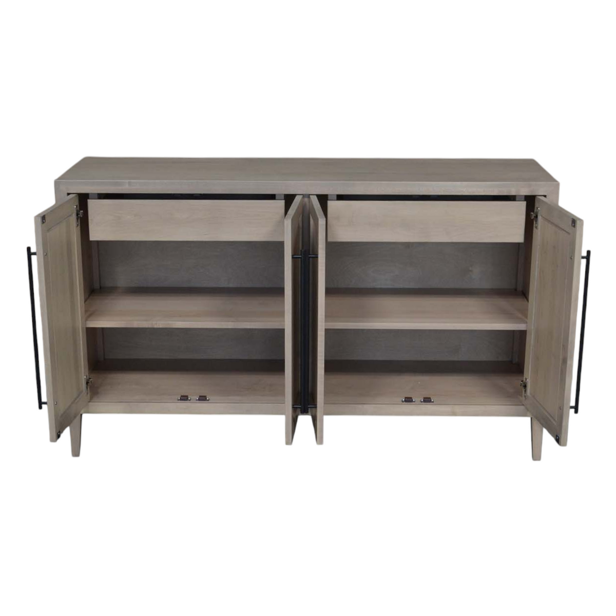 Astrid sideboard 18" x 60" x 36" 4 door 2 interior drawers