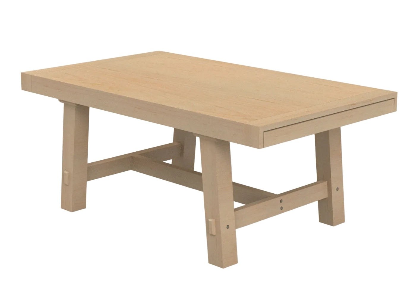 Mitered Dining Table with Austin Base