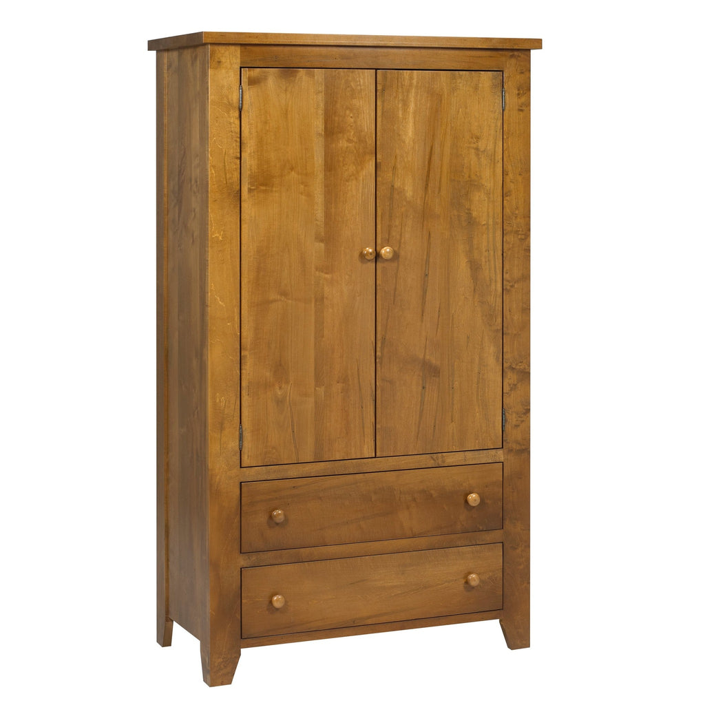 Rough Cut  Plain Top Armoire 36"W