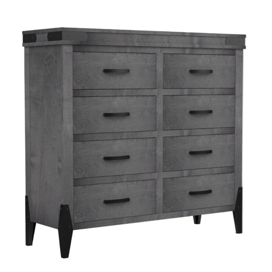 Flat Iron  8 Drawer Dresser
