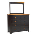 Rustic  8 Drawer Dresser