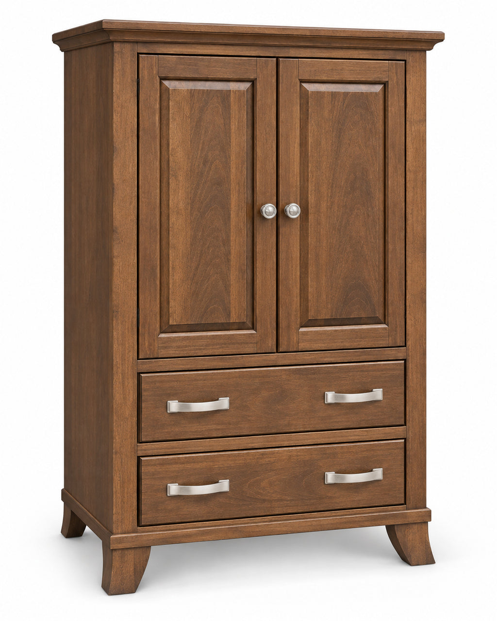 Bourbon  Plain Top Armoire 36"W