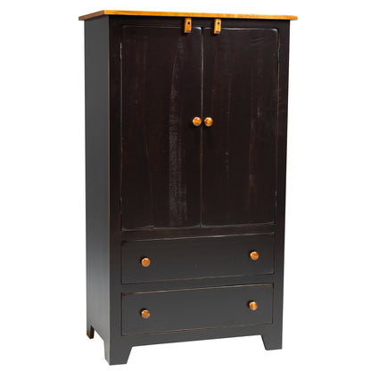 Rustic  Mini Wardrobe 34"W