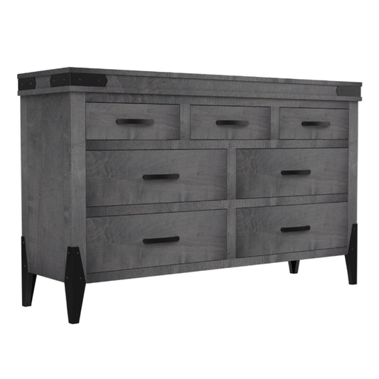 Flat Iron  7 Drawer Dresser