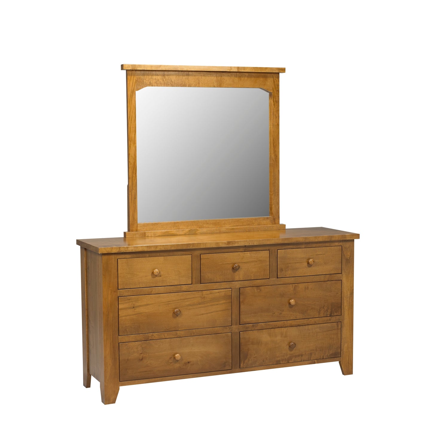 Rough Cut  7 Drawer Dresser