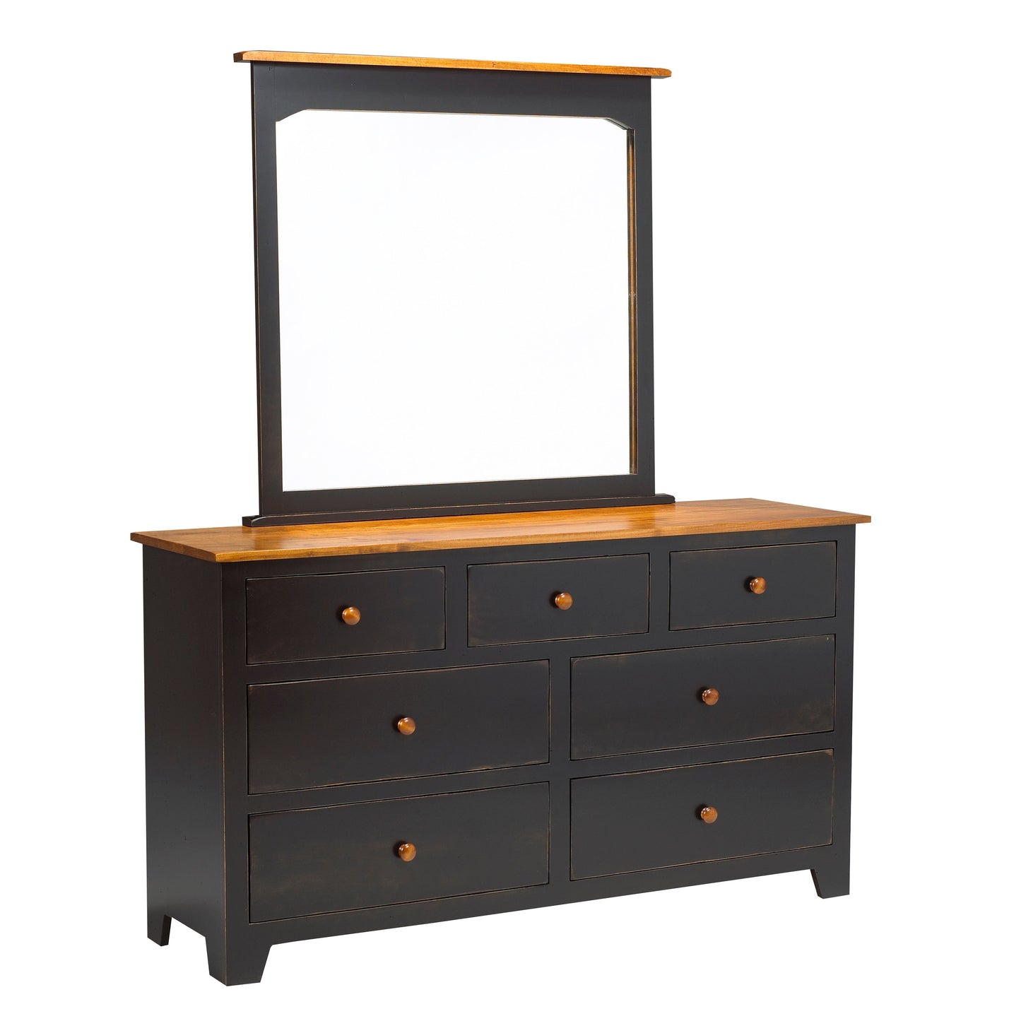 Rustic  7 Drawer Dresser