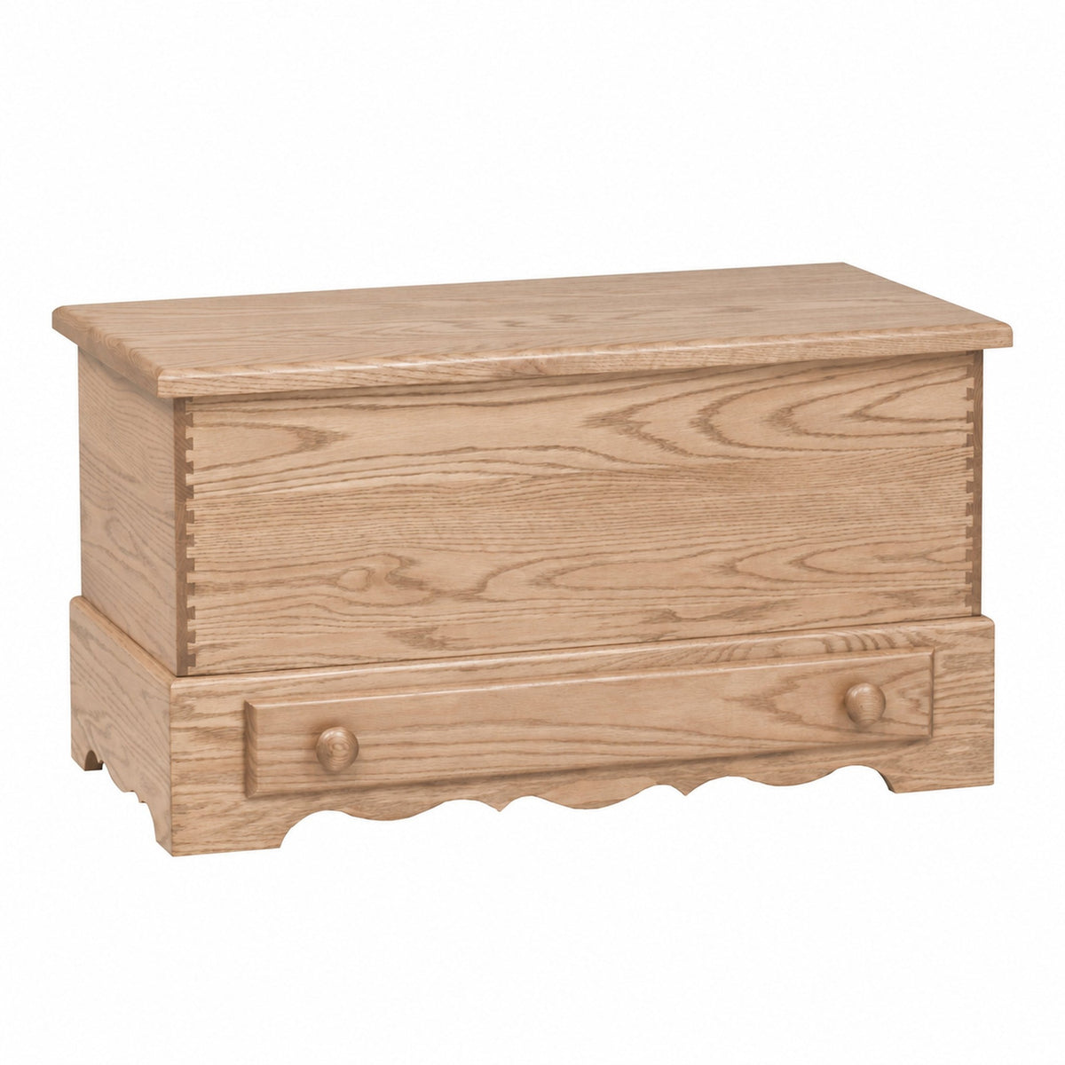 Country Lane  Blanket Box w/Drawer