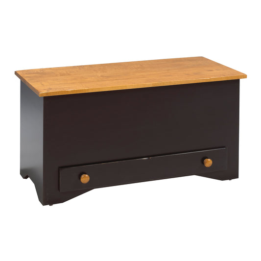 Rustic  Blanket Box w/Drawer