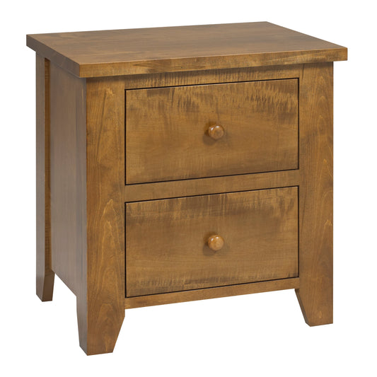 Rough Cut  2 Drawer Nightstand 26"W