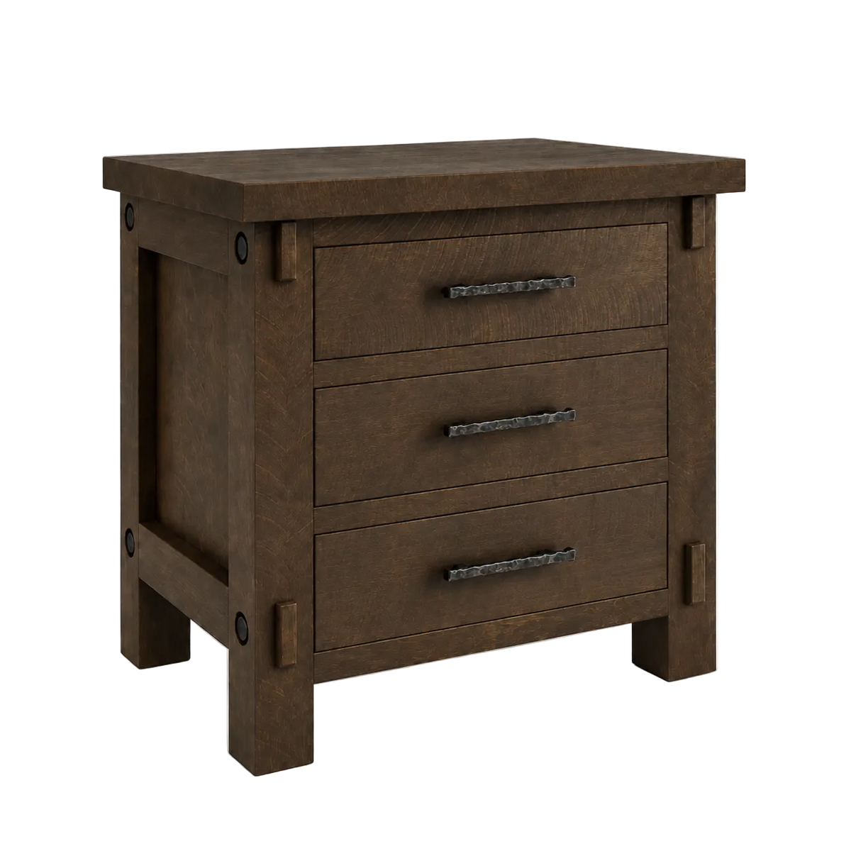 Austin  3 Drawer Nightstand 26"W