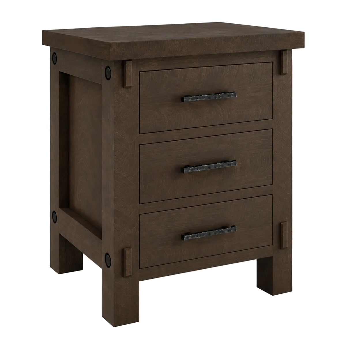 Austin  3 Drawer Nightstand 20"W