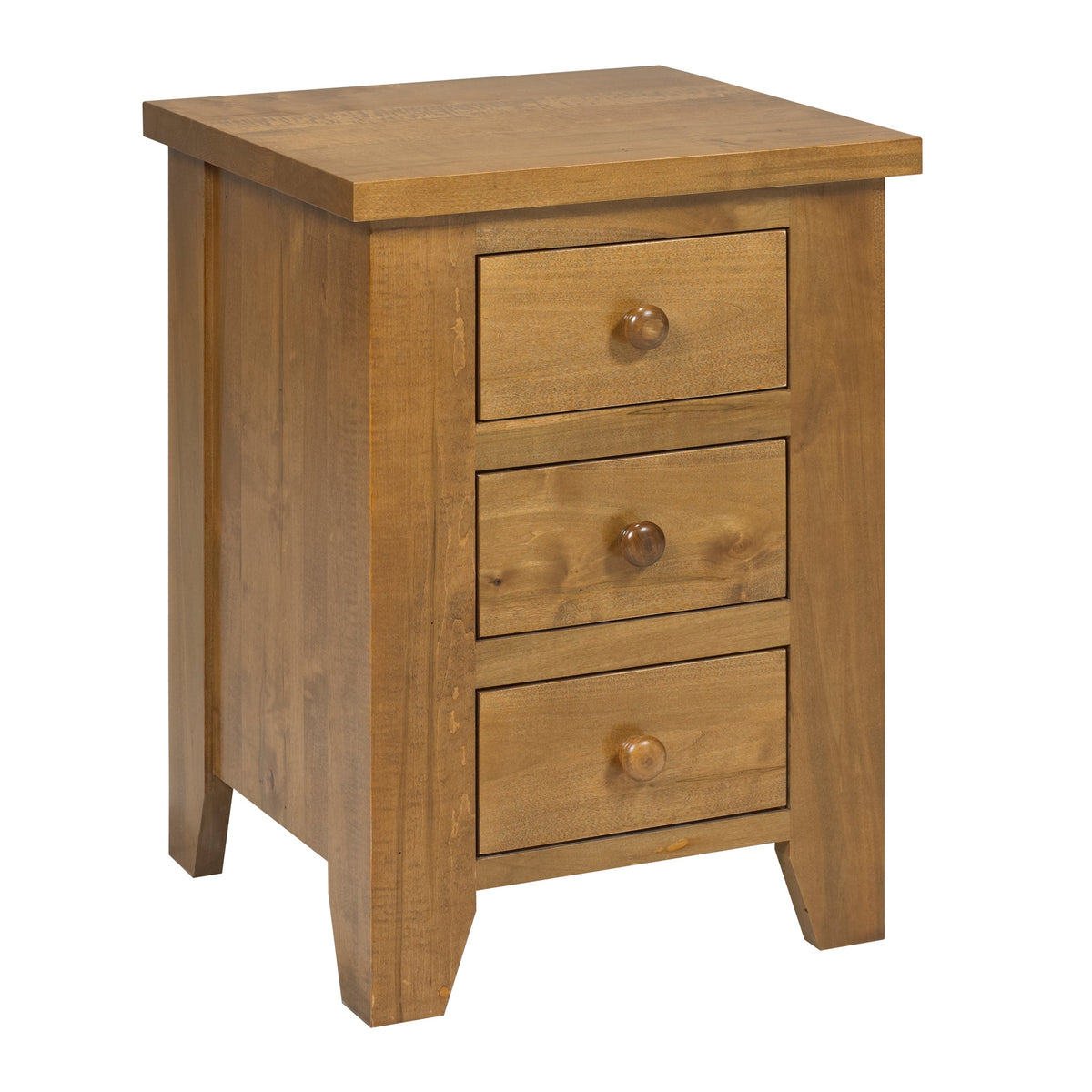Rough Cut  3 Drawer Nightstand 20"W