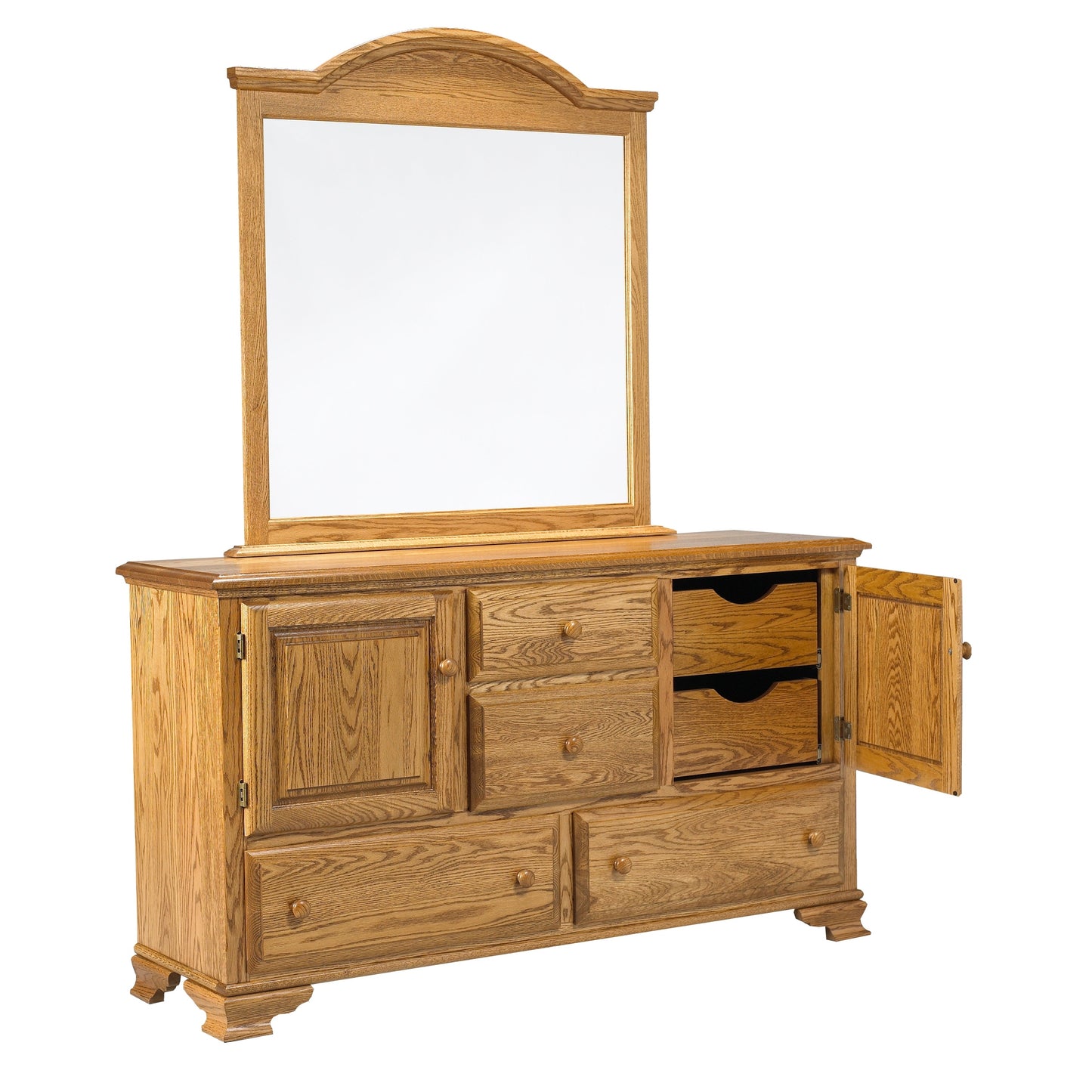 Country Lane  8 Drawer/Door Dresser