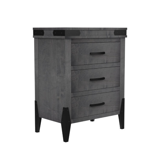 Flat Iron  3 Drawer Chest