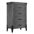 Flat Iron  4 Drawer LG Chest