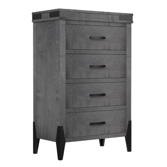 Flat Iron  4 Drawer LG Chest