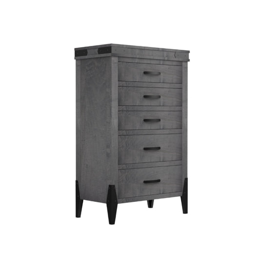 Flat Iron  5 Drawer Chest