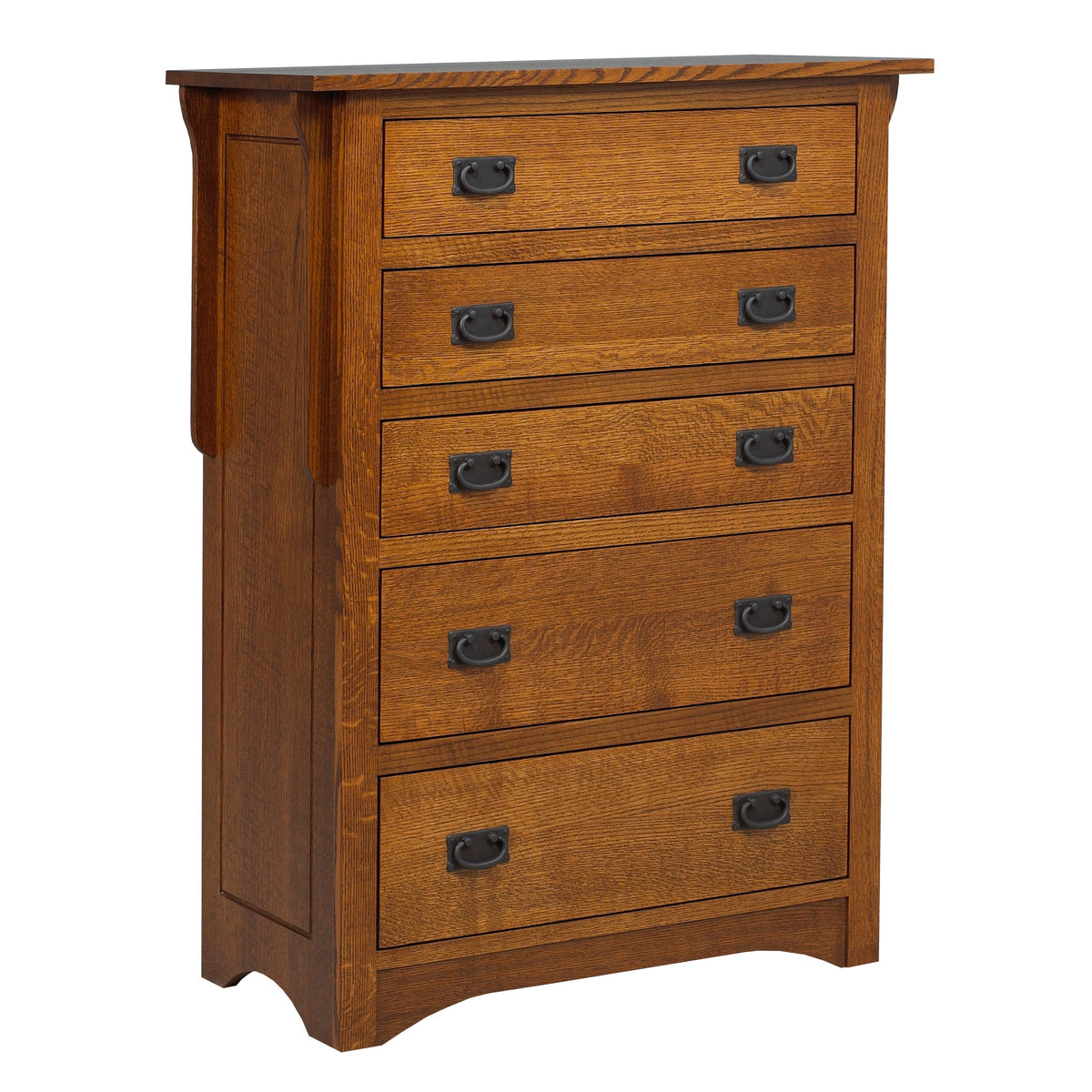 Mission  5 Drawer Chest