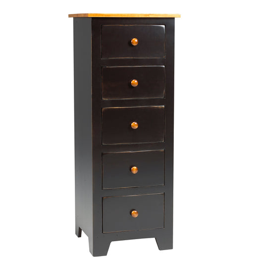 Rustic  5 Drawer Lingerie Chest