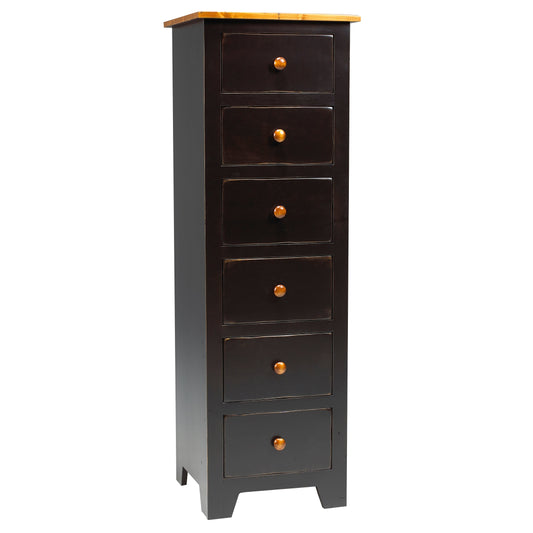 Rustic  6 Drawer Lingerie Chest