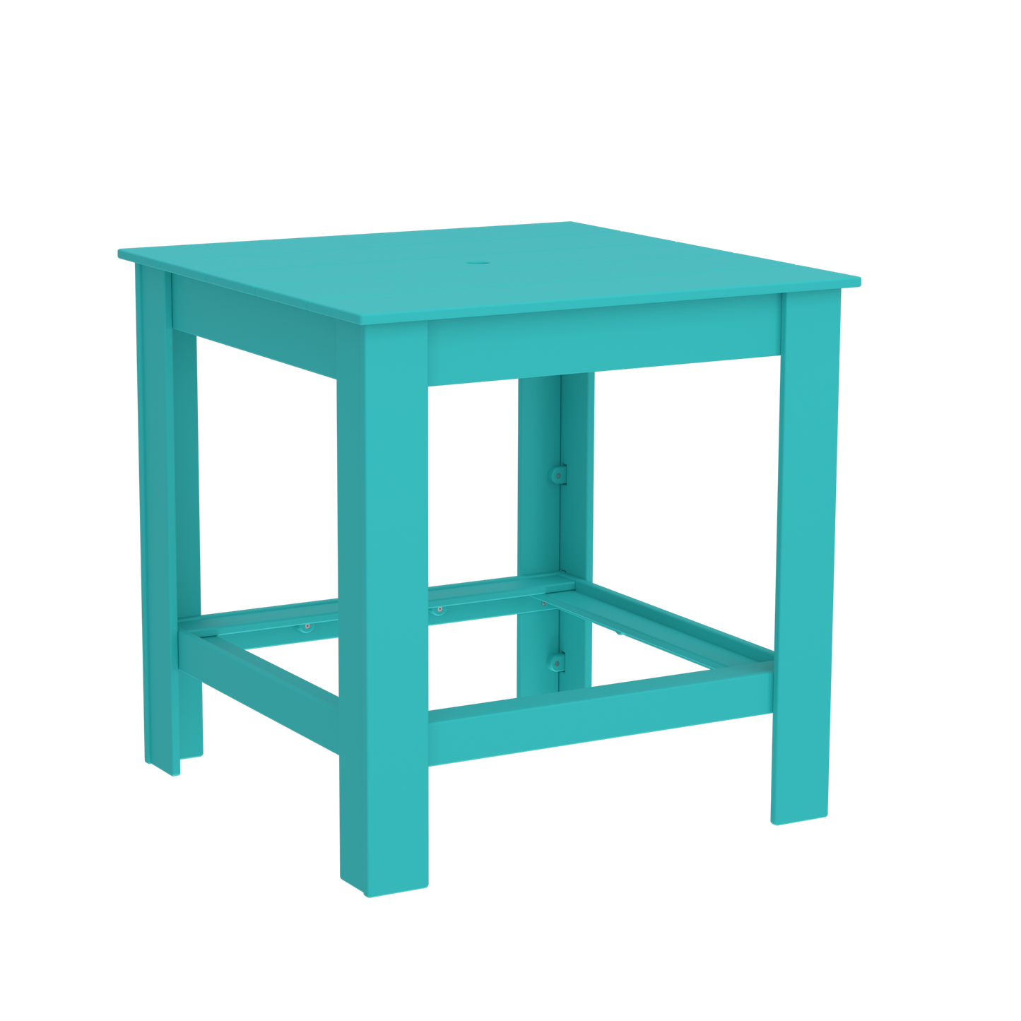 Modern Outdoor Square Bar Table 42"Wx42"Dx42"H