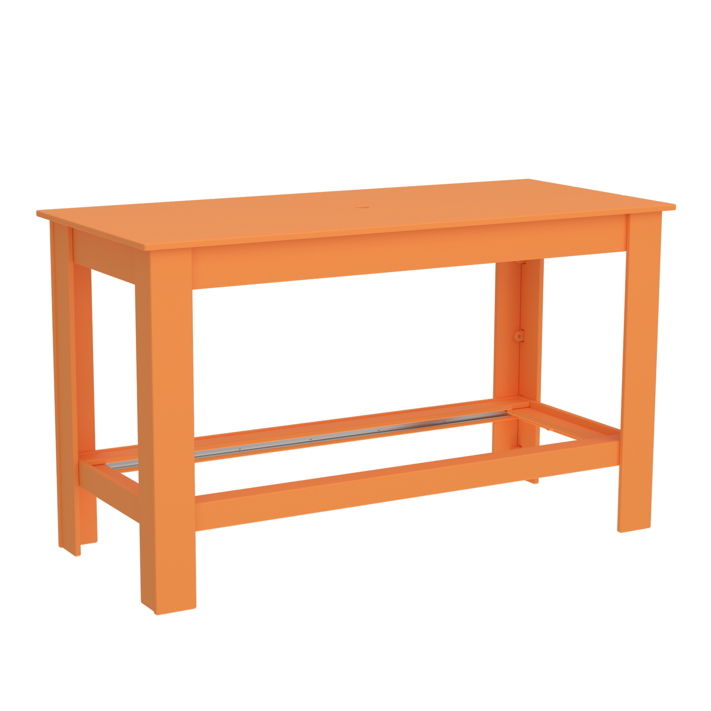 Modern Outdoor Bar Table 72"Wx32"Dx42"H