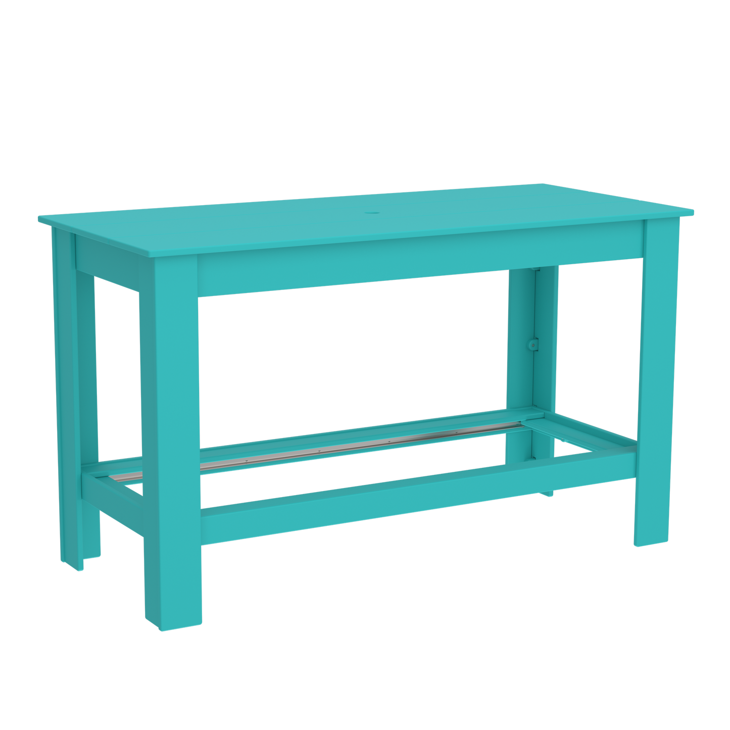 Modern Outdoor Bar Table 72"Wx32"Dx42"H