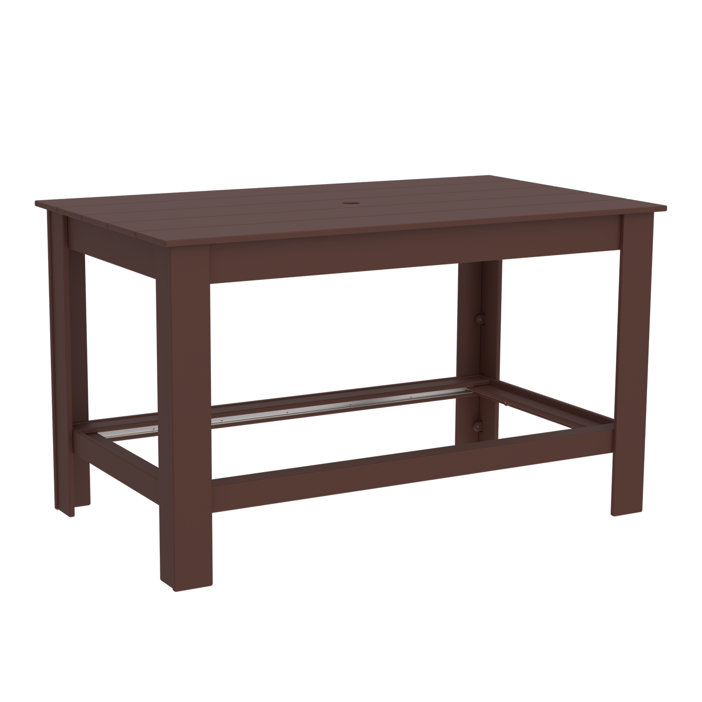 Modern Outdoor Bar Table 72"Wx42"Dx42"H