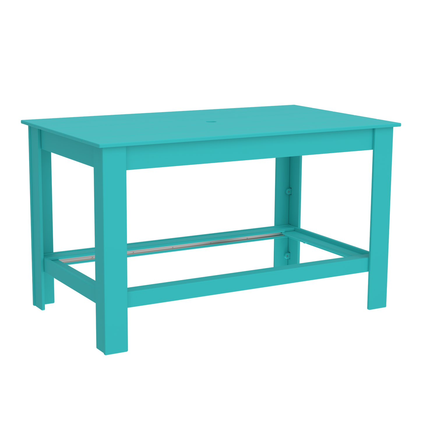 Modern Outdoor Bar Table 72"Wx42"Dx42"H