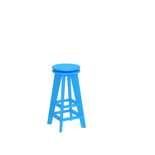 Modern Outdoor Bar Stool 30"