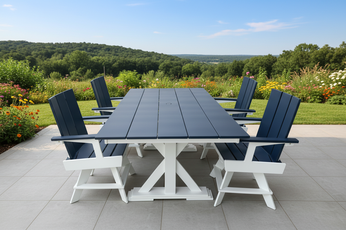 Modern Outdoor Swivel Dining Arm Chair