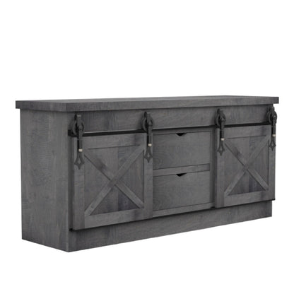 Barn Door 66" HDTV Stand