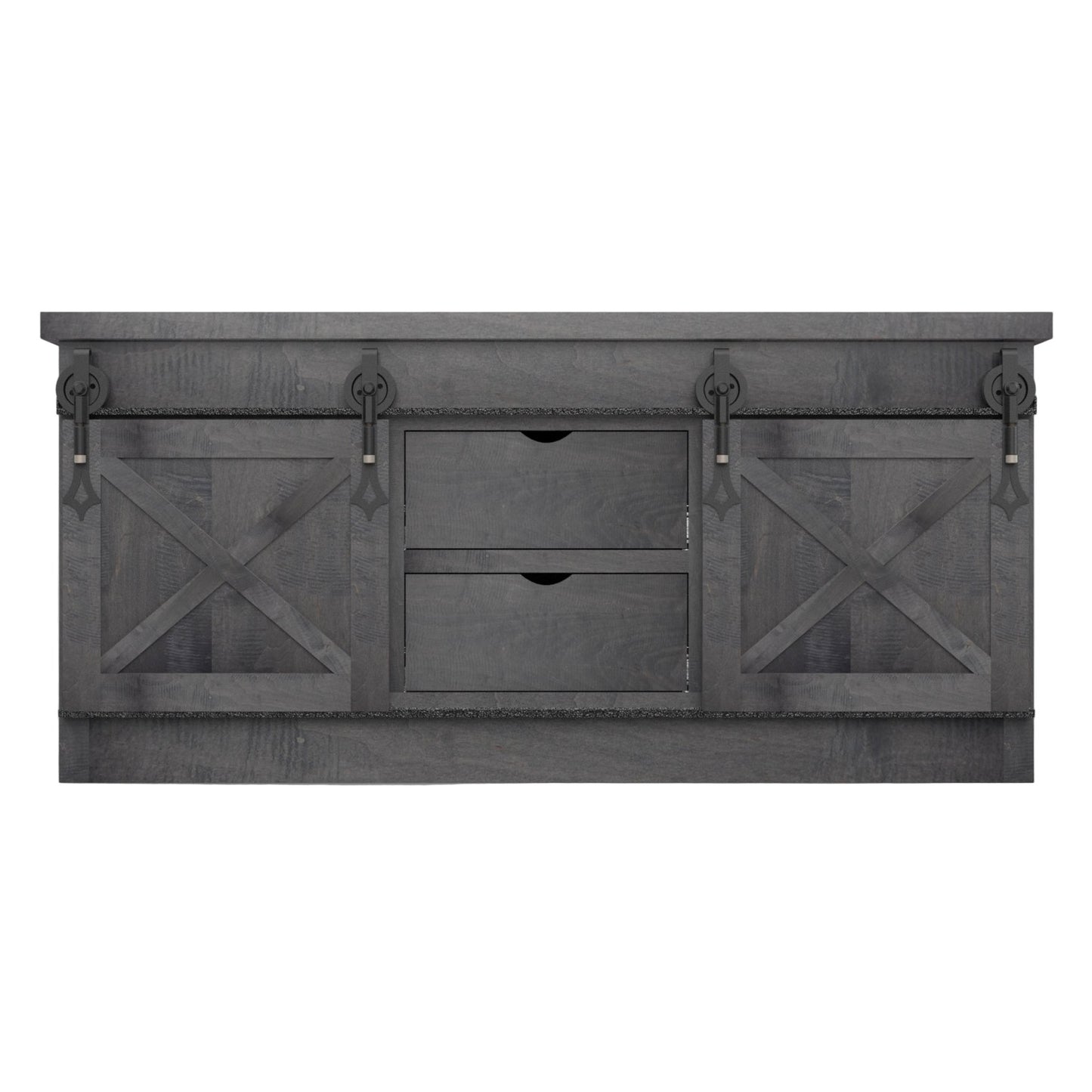 Barn Door 66" HDTV Stand