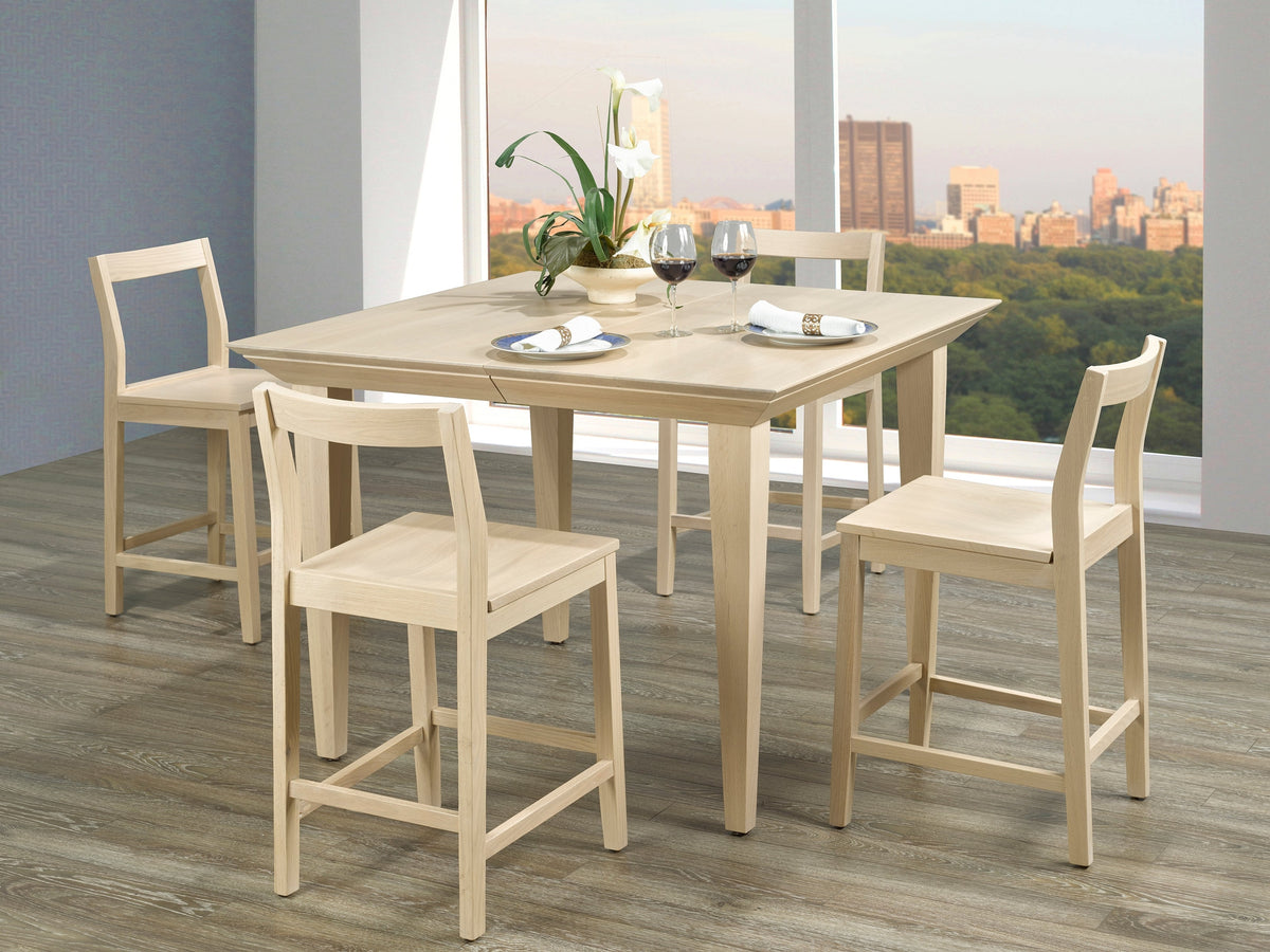 Bauhaus 42" x 42" x 1" solid top