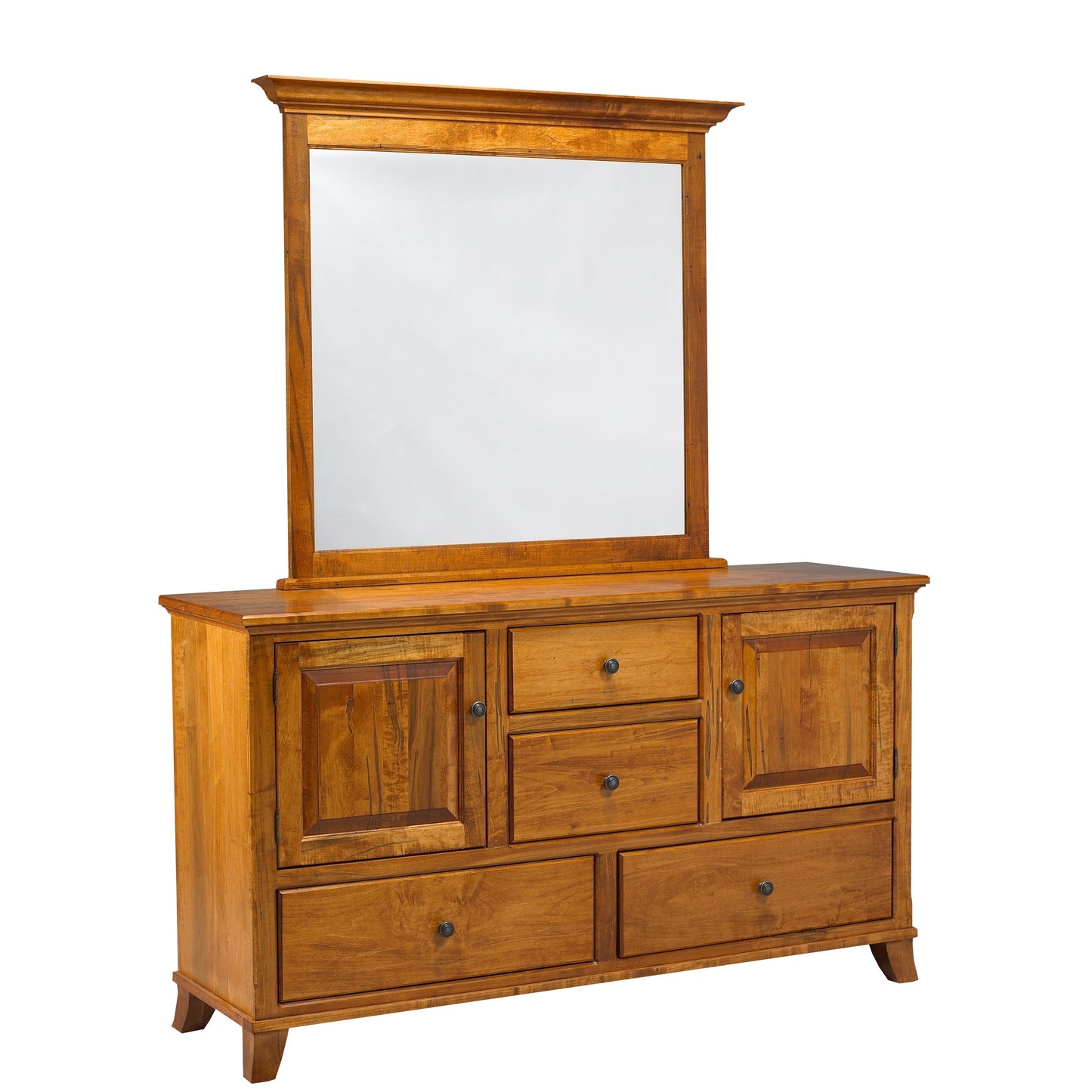 Bourbon  8 Drawer/Door Dresser