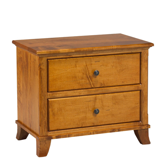 Bourbon  2 Drawer Nightstand 26"W