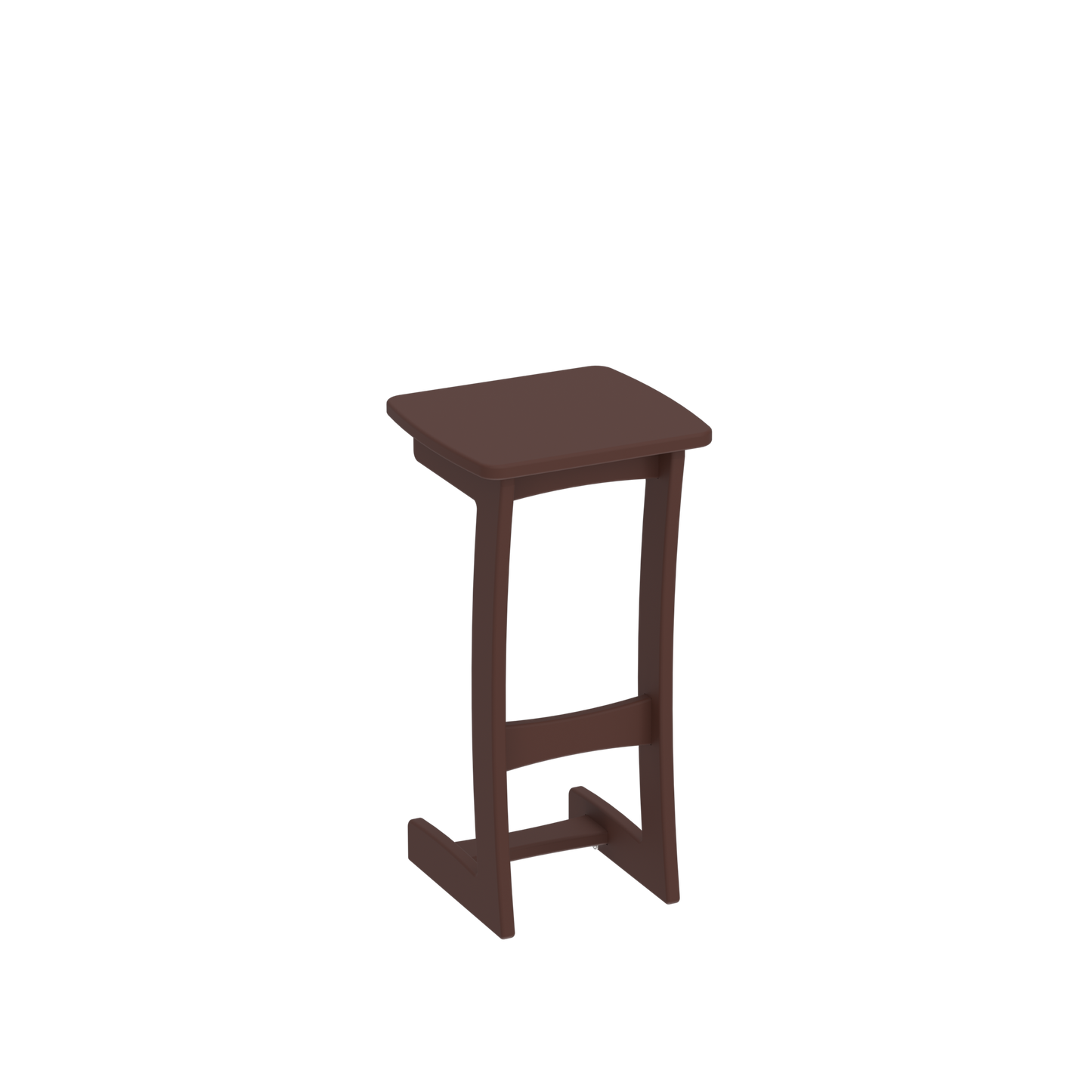 Modern Outdoor C End Table 13"Wx12"Dx25"H