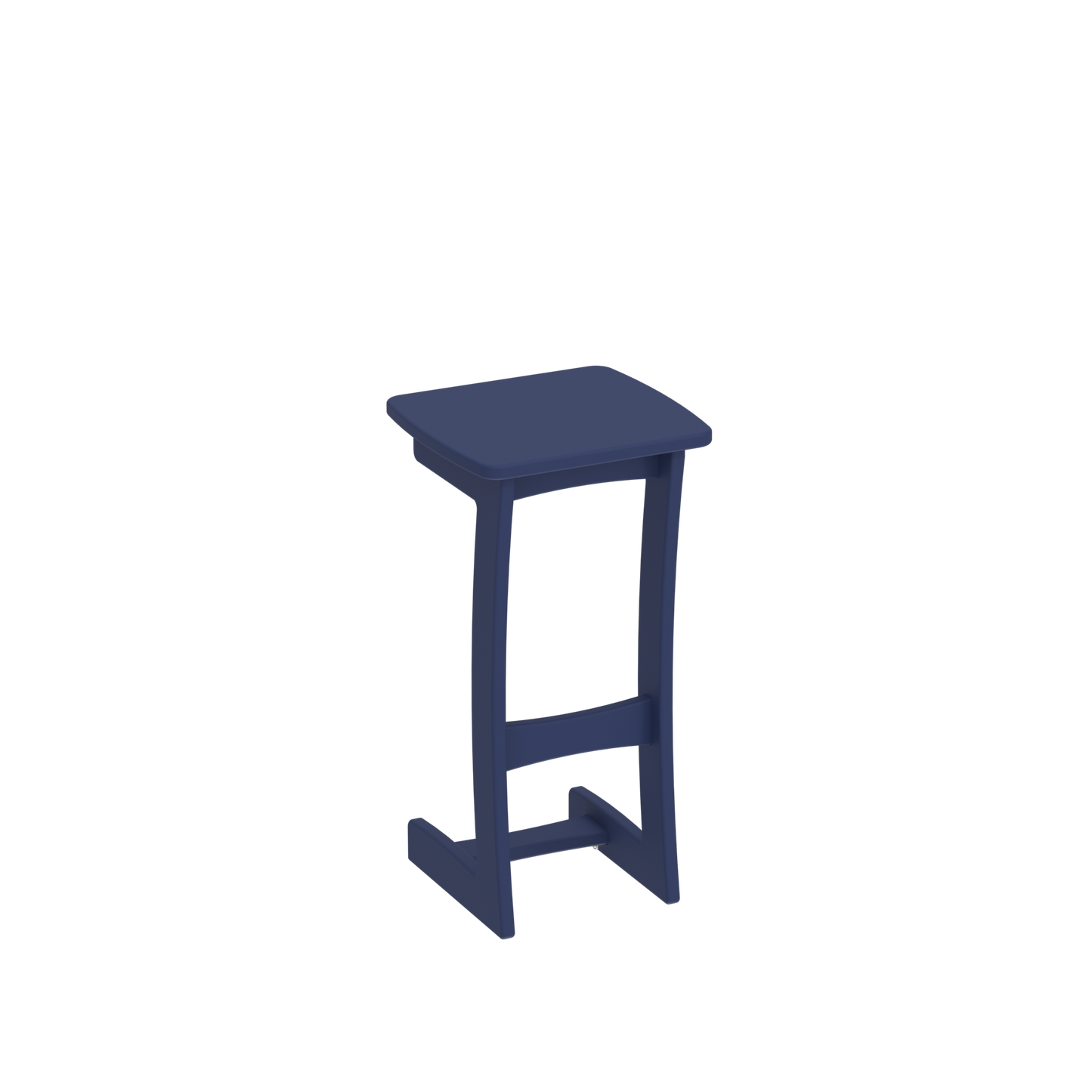 Modern Outdoor C End Table 13"Wx12"Dx25"H