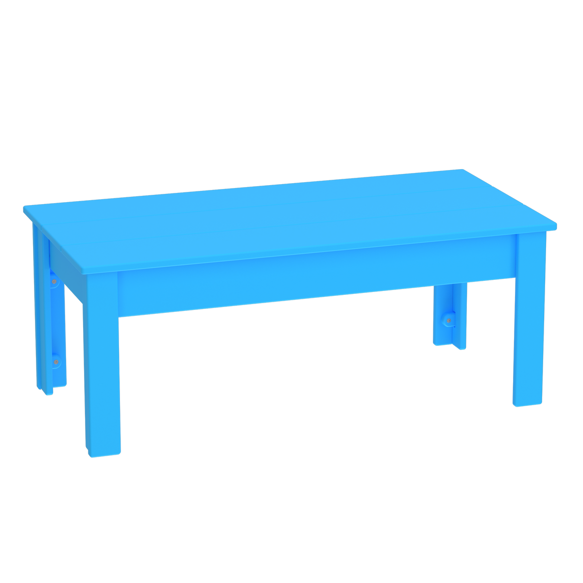 Modern Outdoor Coffee Table 48"Wx24"Dx19"H