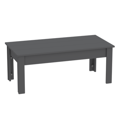 Modern Outdoor Coffee Table 48"Wx24"Dx19"H