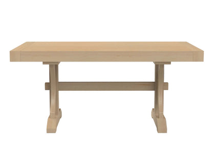 Mitered Dining Table with Meadow Base