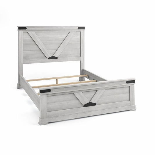 Flat Iron Queen Panel Bed