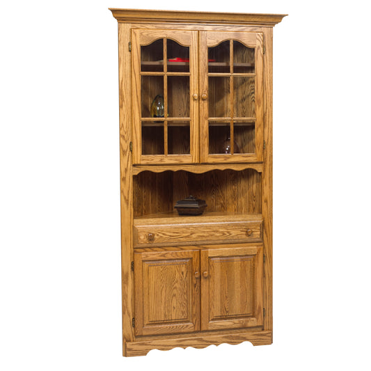 Country Lane  38" Corner Hutch & Buffet 28" corner needed 81"H