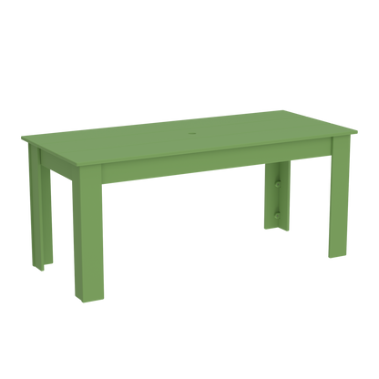 Modern Outdoor Dining Table 72"Wx32"Dx31"H
