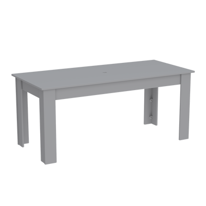Modern Outdoor Dining Table 72"Wx32"Dx31"H